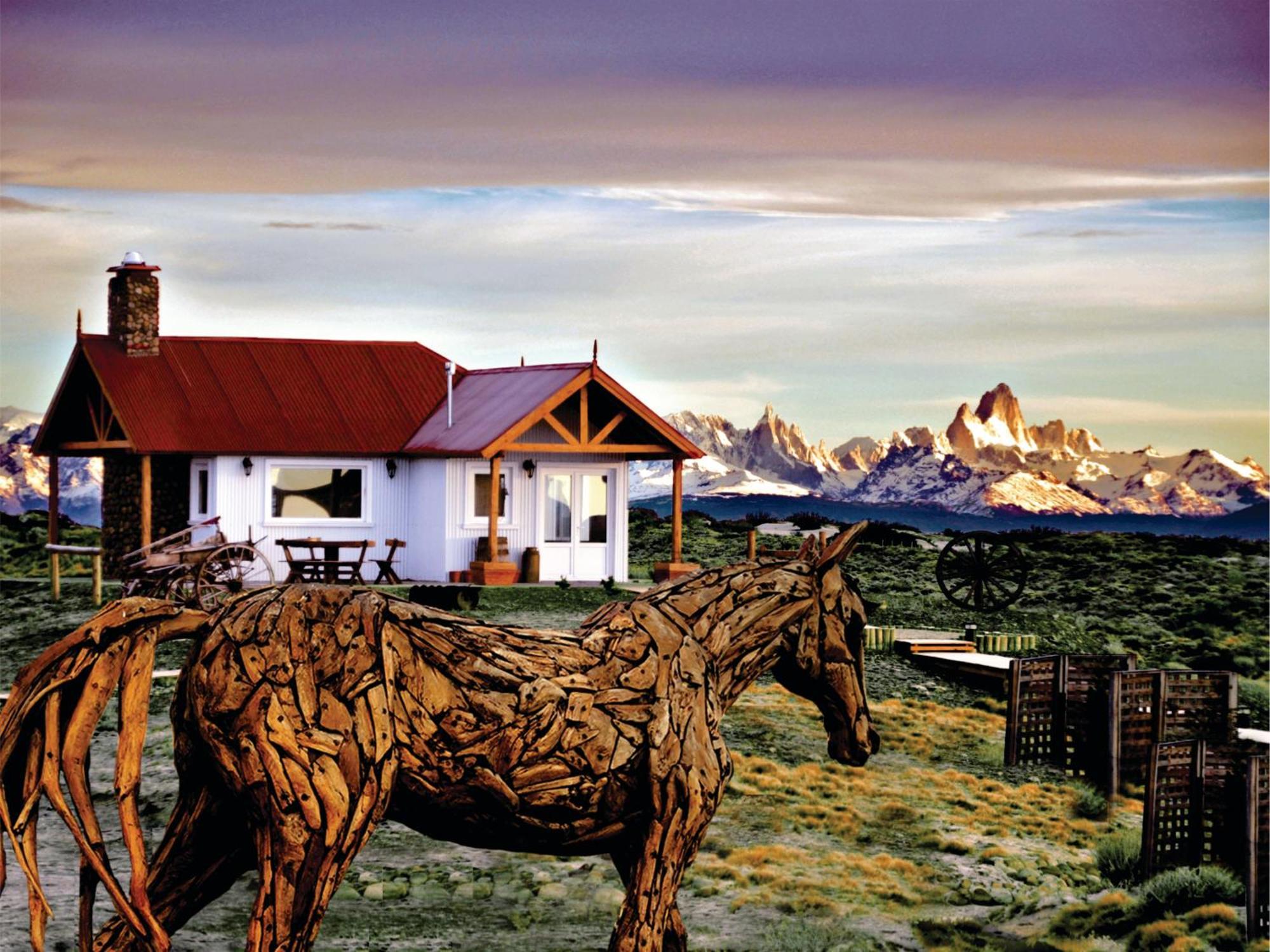 Estancia La Estela Lago Viedma Esterno foto